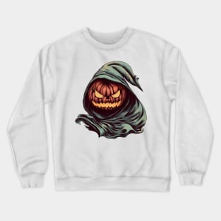 Hooded halloween pumpkin Crewneck Sweatshirt